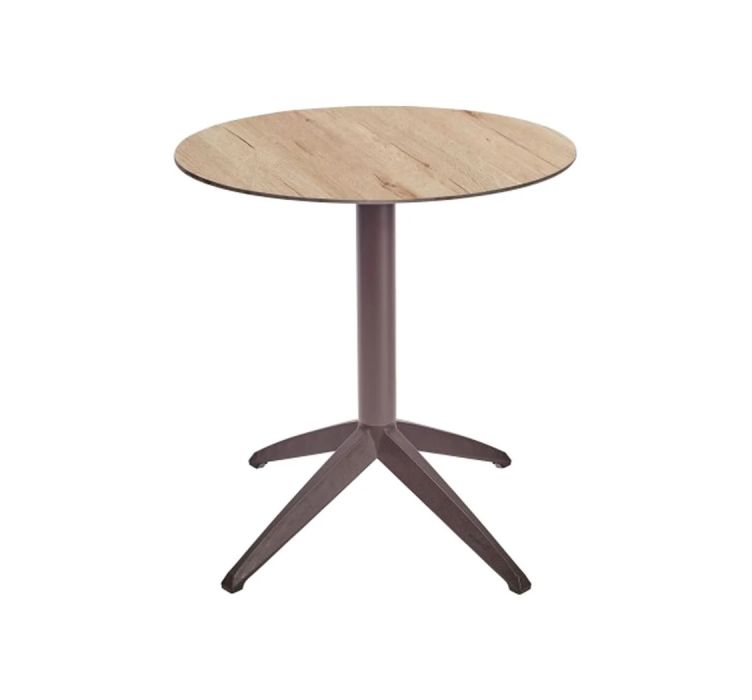 Стол QUATRO FOLD ø 70 MOKA-OAK1